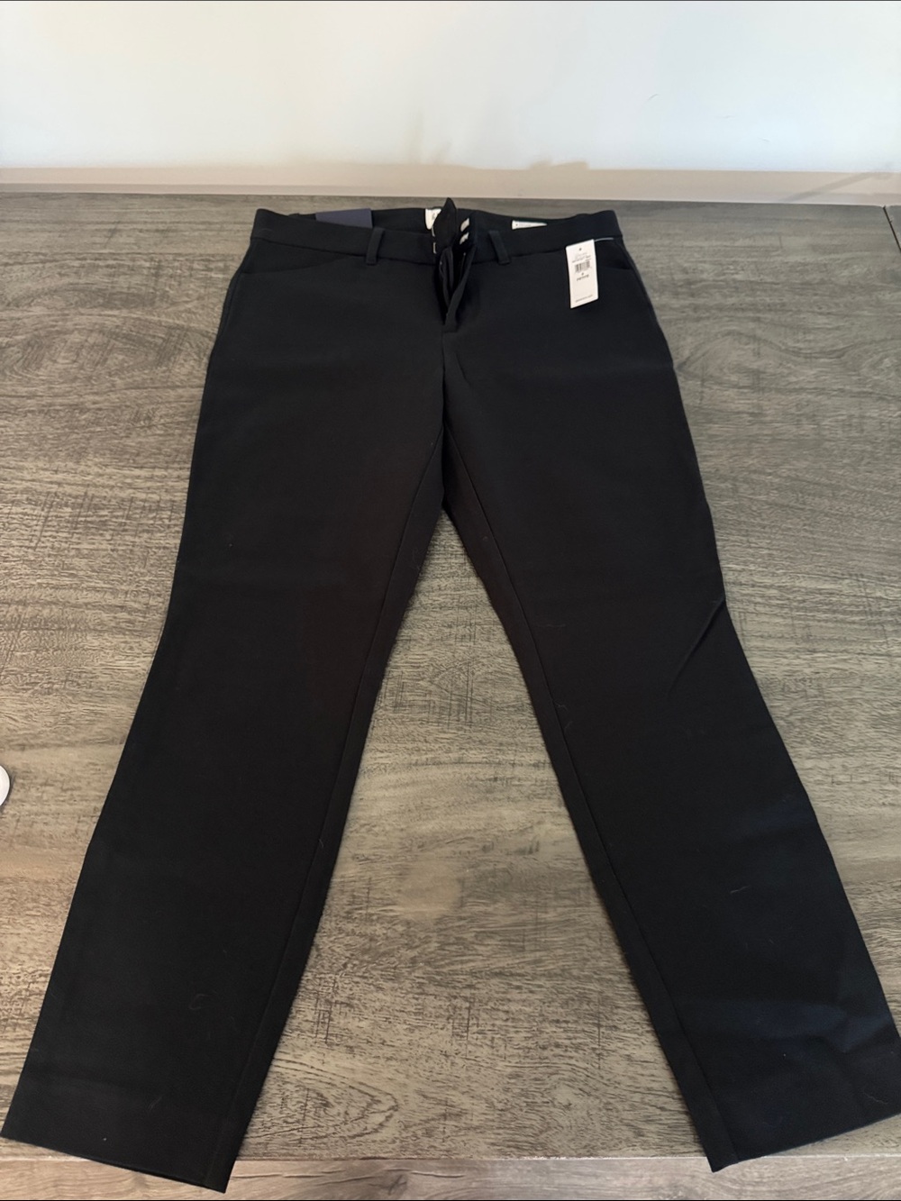 Woman’s Skinny Ankle Black Stretch Dress Pants